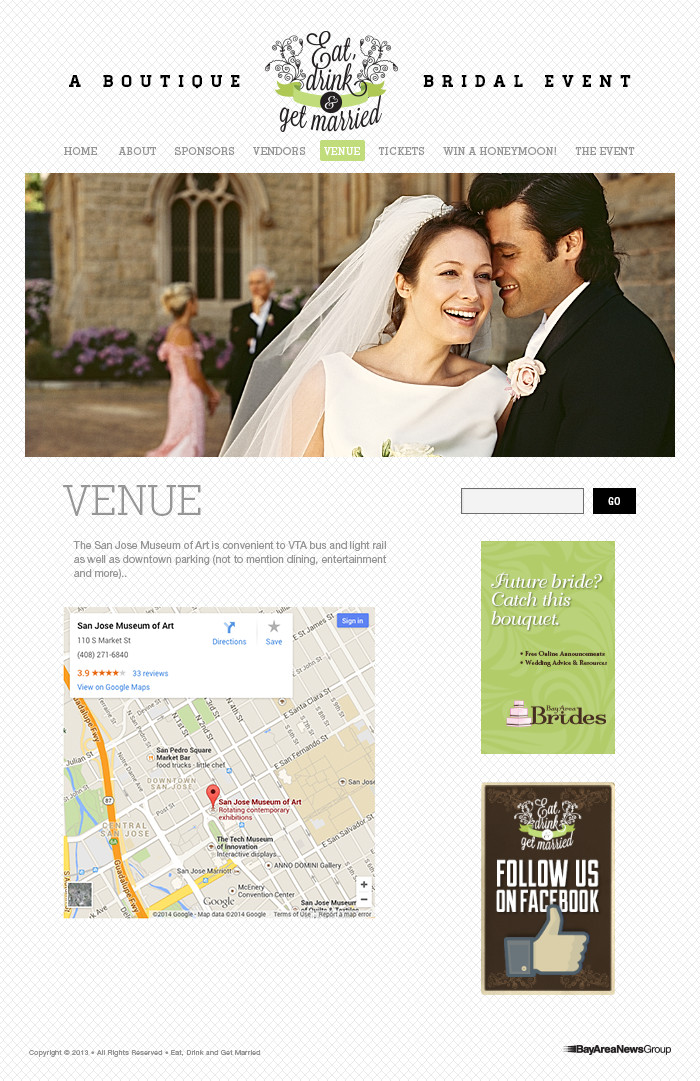 Eat, Drink & Get Married | event campaign